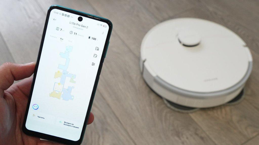 „DreameBot L10s Pro Gen 2“: Valdikliai