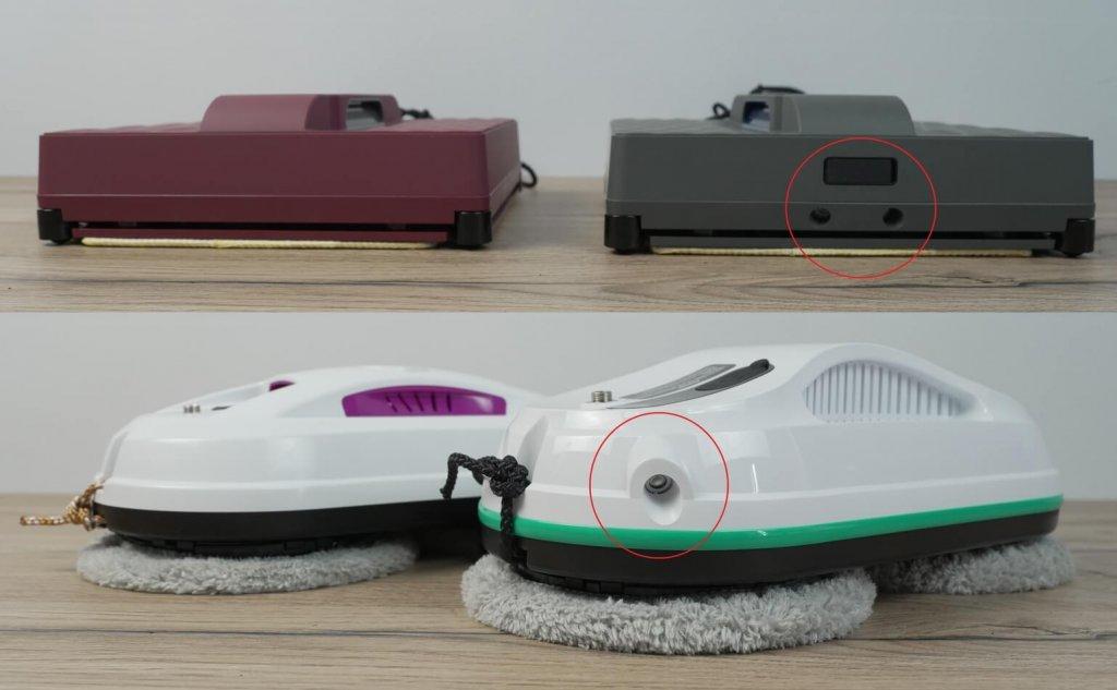 Vandens purkštuvai robotuose