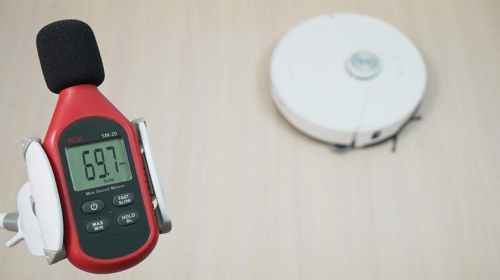 „Roborock S8 MaxV Ultra“: triukšmo lygis