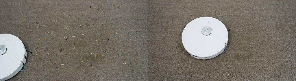 „Roborock S8 MaxV Ultra“: kilimų valymas