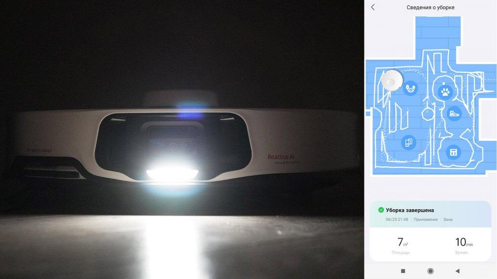 „Roborock S8 MaxV Ultra“: atpažįsta objektus ant grindų visiškoje tamsoje