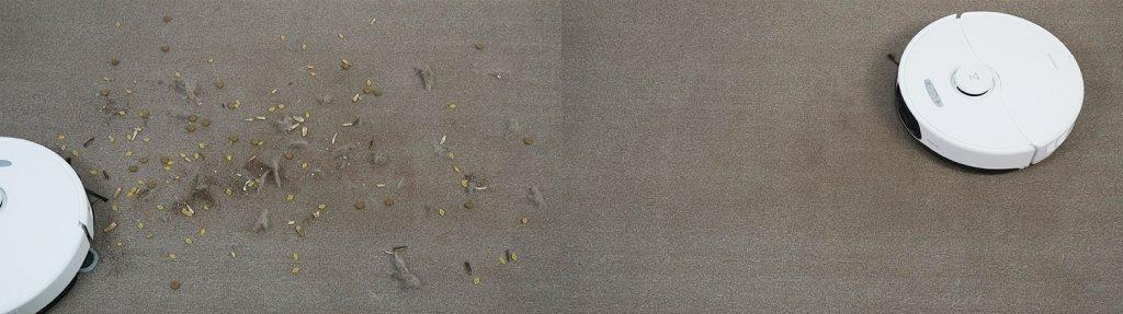 „Roborock S8 Max Ultra“: kilimų valymas