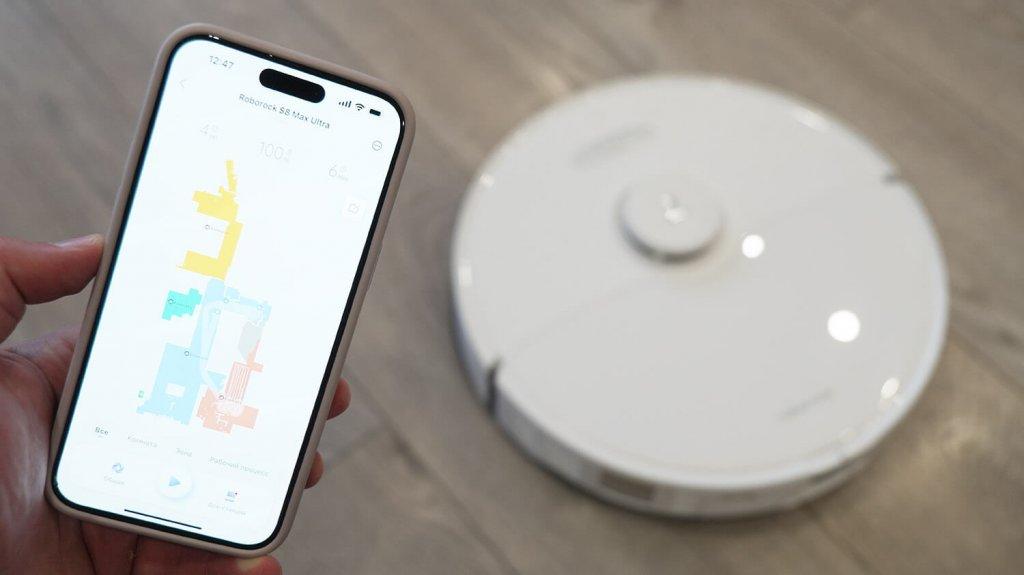 „Roborock S8 Max Ultra“: programėlių valdymas