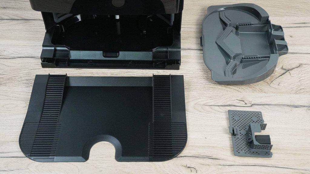 Roborock Qrevo PRO: Nuimamas padėklas ir gaudyklė