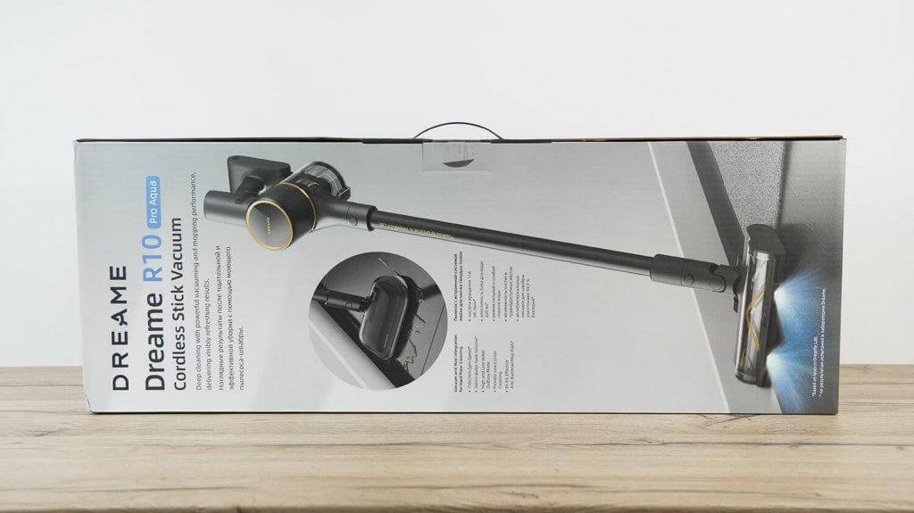 Dreame R10 Pro Aqua: Dėžutė