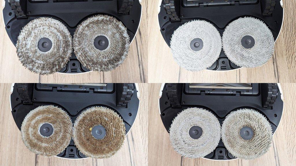 „Dreame X40 Ultra Complete“: servetėlių skalbimo kokybė