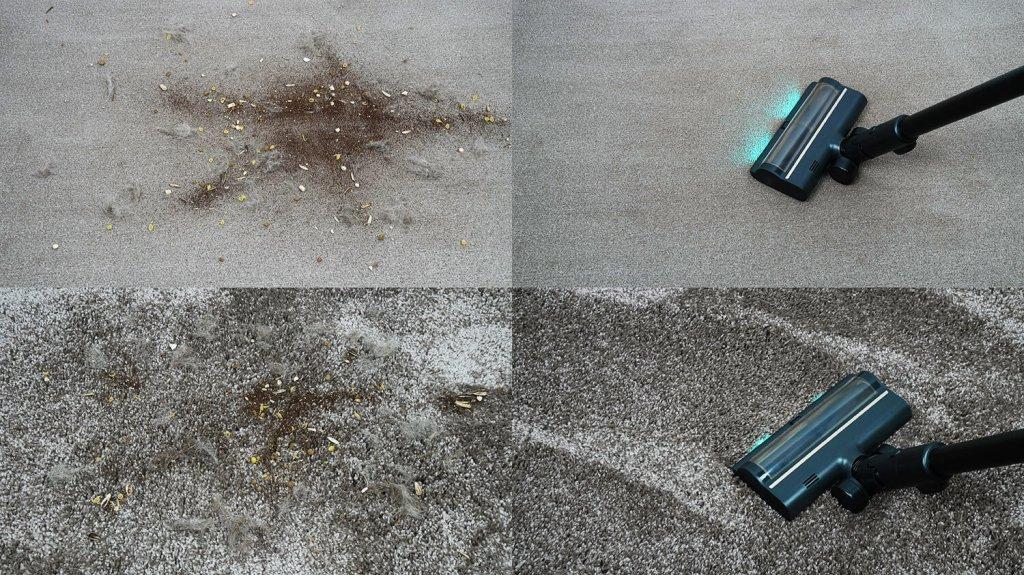 Dreame Z20: Kilimų valymas