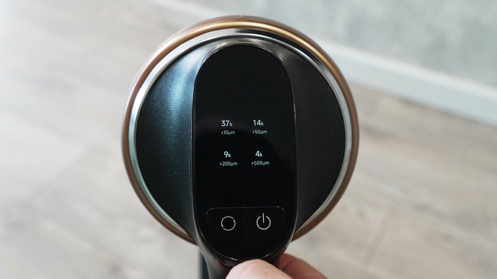 Dreame Z20: šiukšlių skaičiavimas