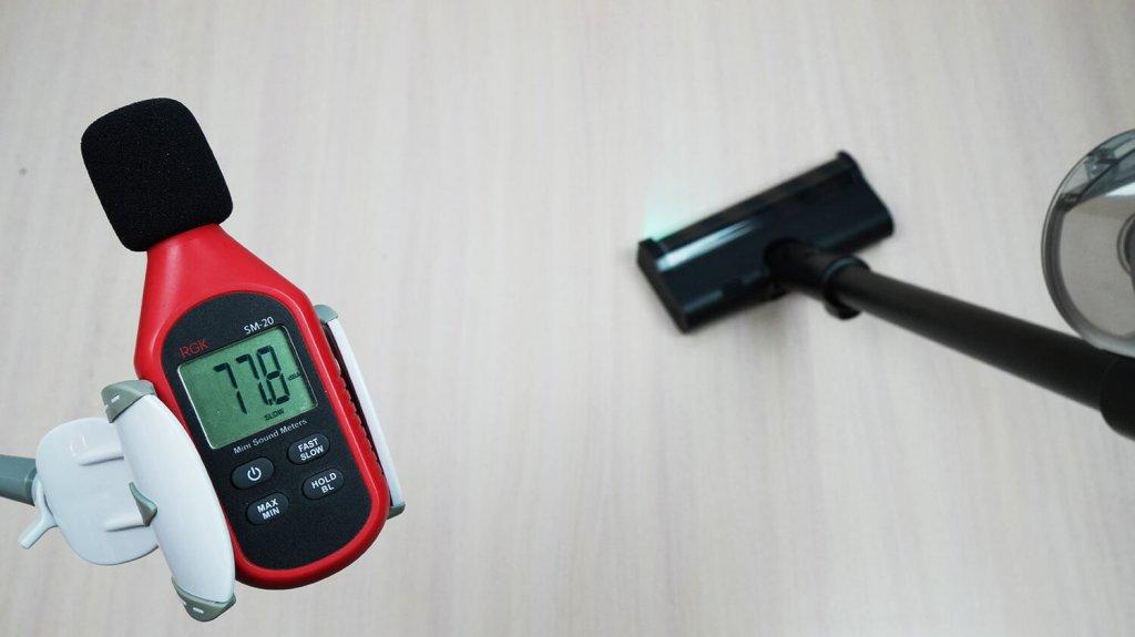 Dreame Z20: triukšmo lygis