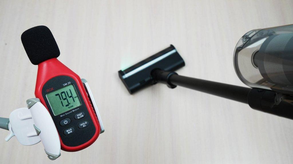 Dreame Z30: triukšmo lygis