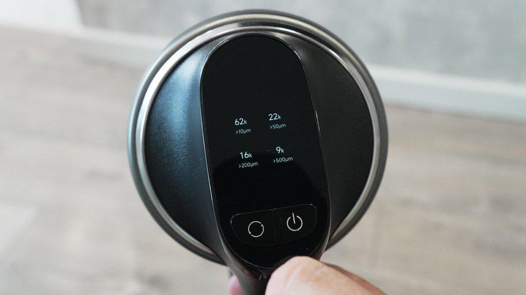 Dreame Z30: dalelių skaičiavimas