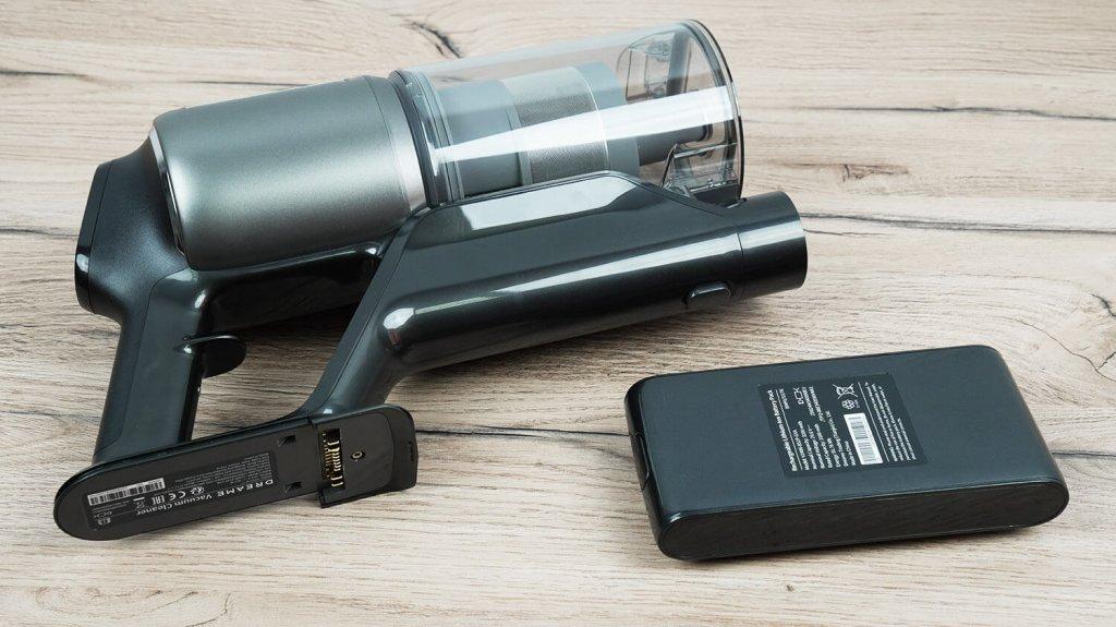 Dreame Z30: Išimama baterija