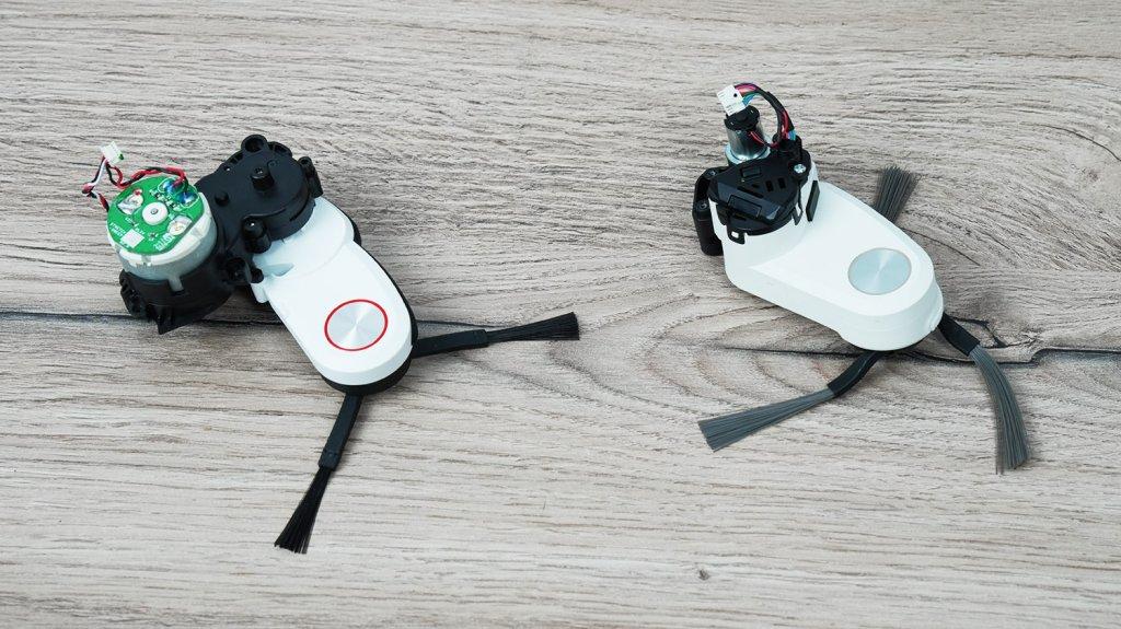 Roborock S8 MaxV Ultra ו-Dreame X40 Ultra: מברשות צד