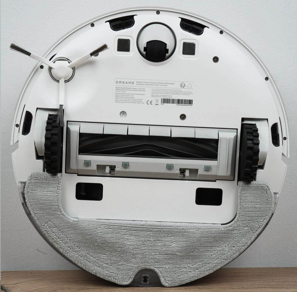 „Dreame D10 Plus Gen 2“: vaizdas iš apačios