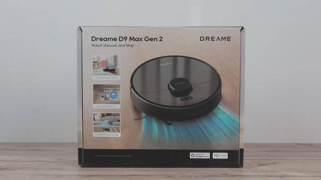 „Dreame D9 Max Gen 2“: dėžutė