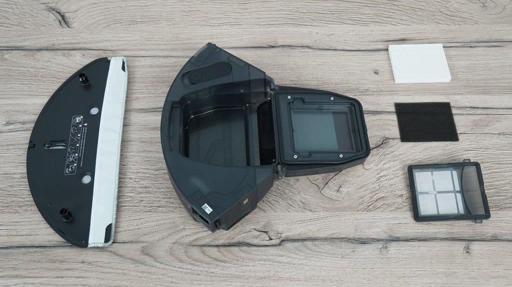 eufy L60: Vandens ir atliekų konteineris