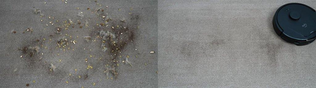 eufy L60: Trumpaplaukis kilimų valymas