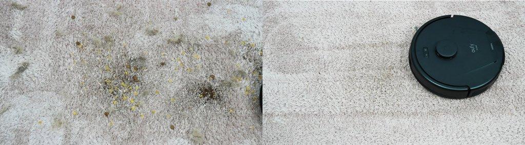 eufy L60: vidutinio plauko kilimų valymas