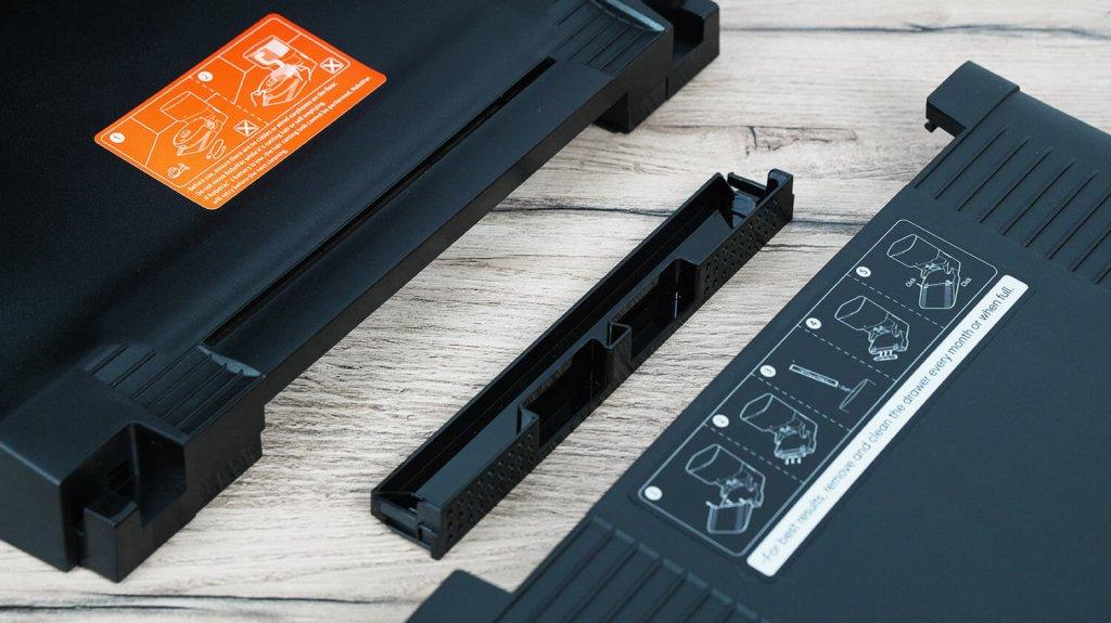 eufy L60: Atliekų surinkimo dėklas