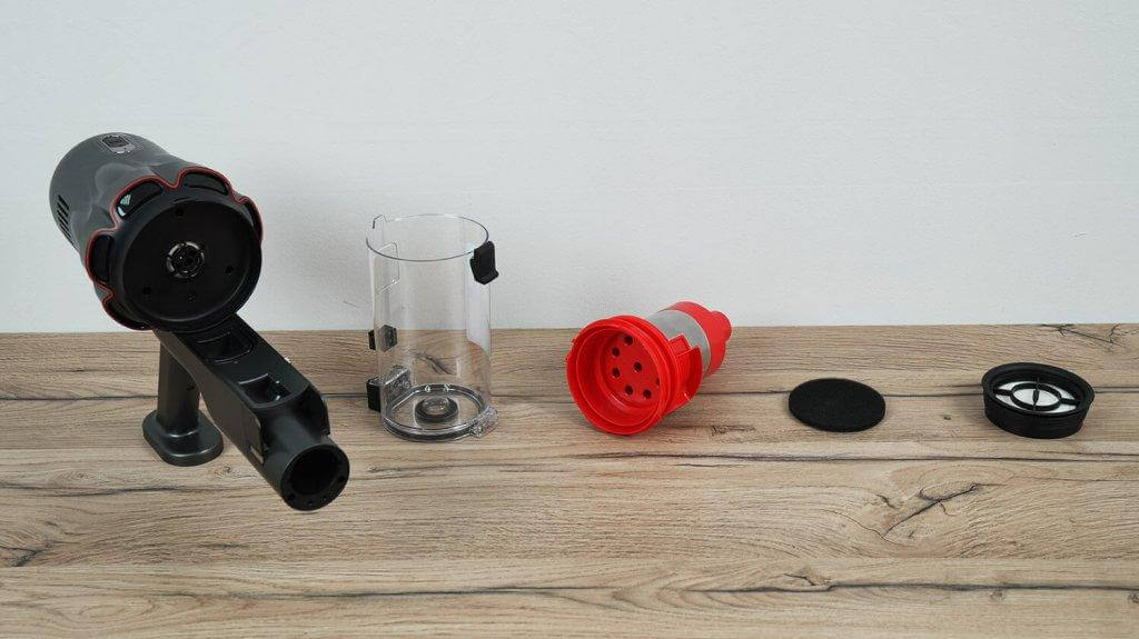 „Deerma DEM-T30W“ stotis: filtravimo sistema