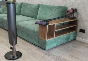 „Deerma DEM-T50W Station“: pilnai įrengtas vertikalus dulkių siurblys su savaiminio valymo funkcija