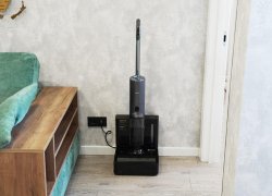 „Deerma DEM-VX900W“: plovimo dulkių siurblys su dviem voleliais ir automatiniu vandens papildymu