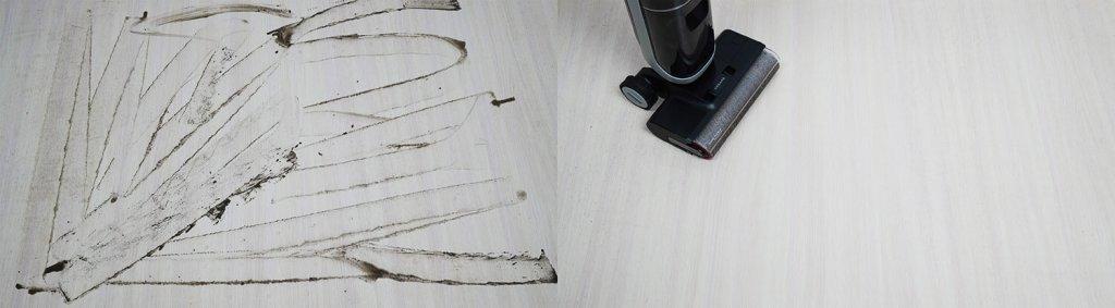 Dreame H14 Dual: Eliminación de suciedad