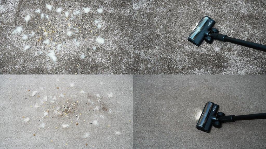 Dreame H14 Dual: Limpieza de alfombras