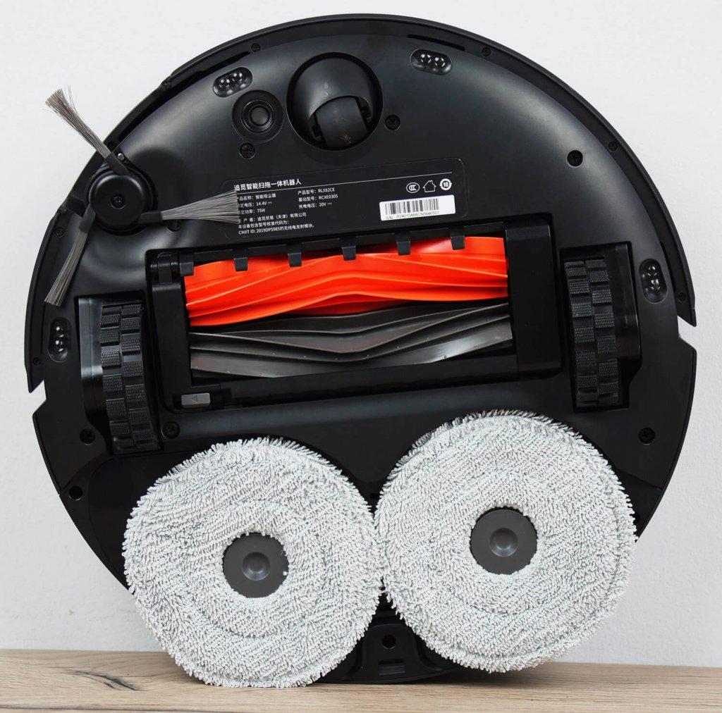 Dreame X40 Pro Ultra: vaizdas iš apačios