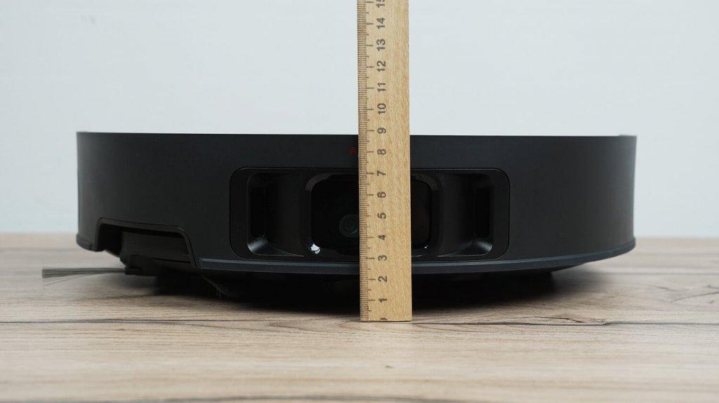 Dreame X40 Pro Ultra: korpuso aukštis