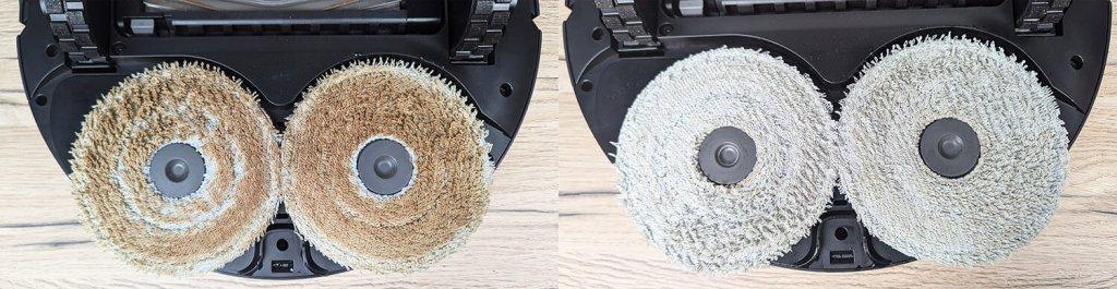 „Dreame X40 Pro Ultra“: servetėlių skalbimo kokybė