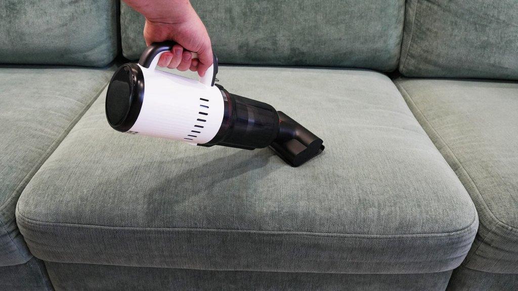 Roborock Dyad Pro Combo: sofos valymas