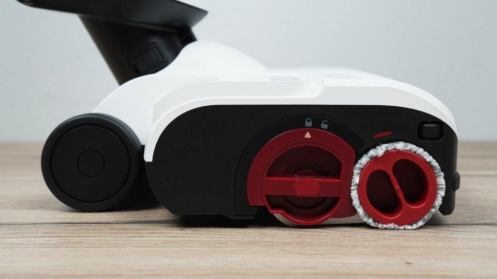 „Roborock Dyad Pro Combo“: voleliai tęsiasi iki korpuso krašto