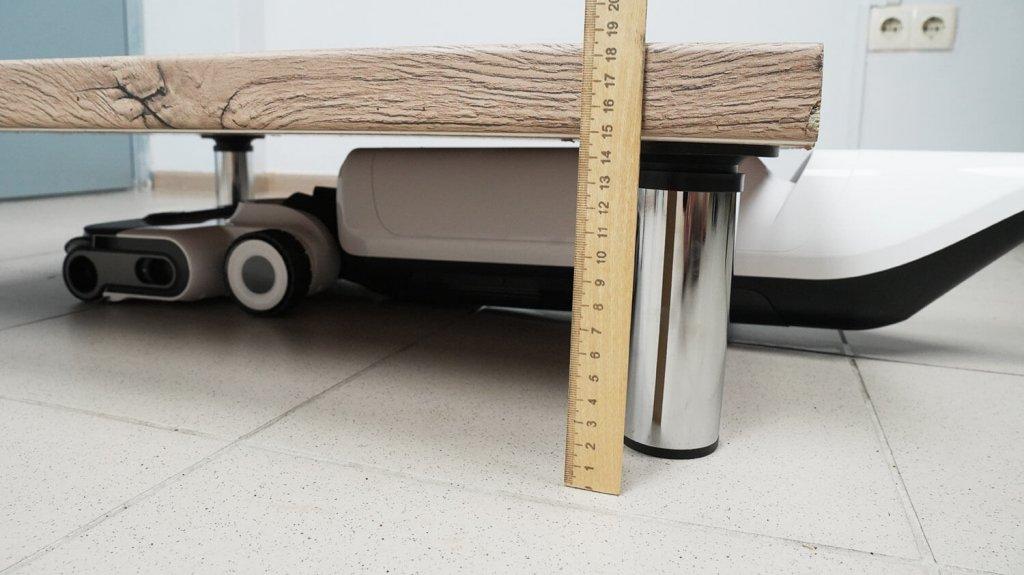 „Roborock Flexi Pro“: minimalus aukštis