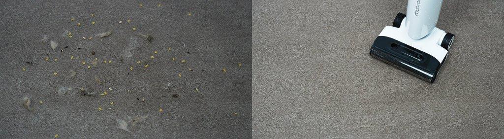 Roborock Flexi Pro: kilimų valymas