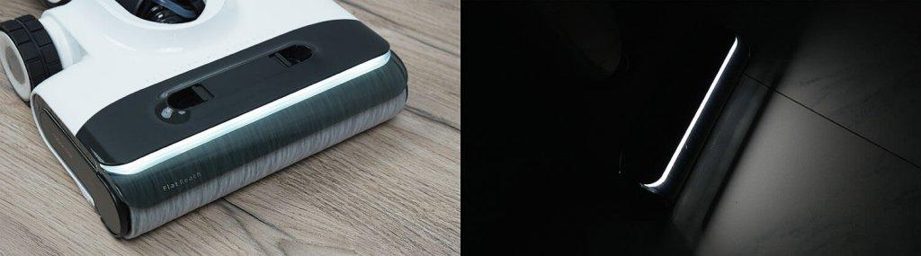 „Roborock Flexi Pro“: valymo zonos apšvietimas