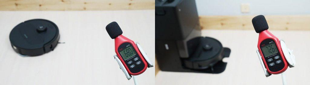Roborock Qrevo meistras: triukšmo lygis