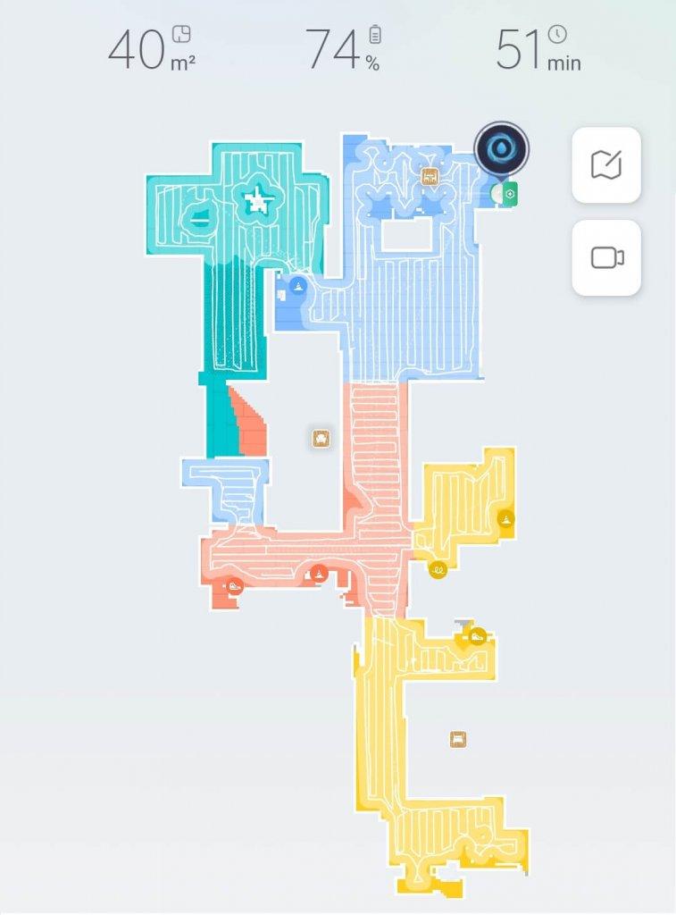 „Roborock Qrevo Master“: kambario mastelio navigacija