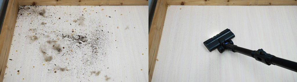 Dreame Trouver J30: Recogida de residuos en suelos laminados