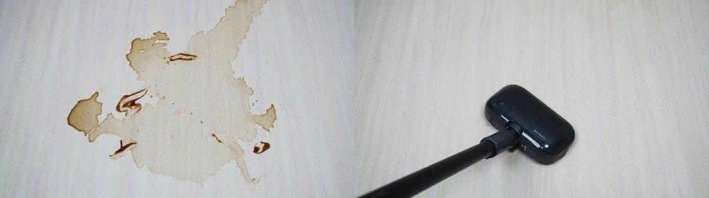 Dreame R20 Aqua: dėmių šalinimas