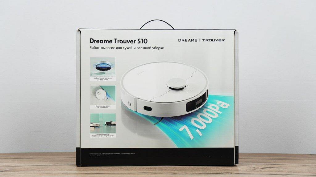 „Dreame Trouver S10“: dėžutė