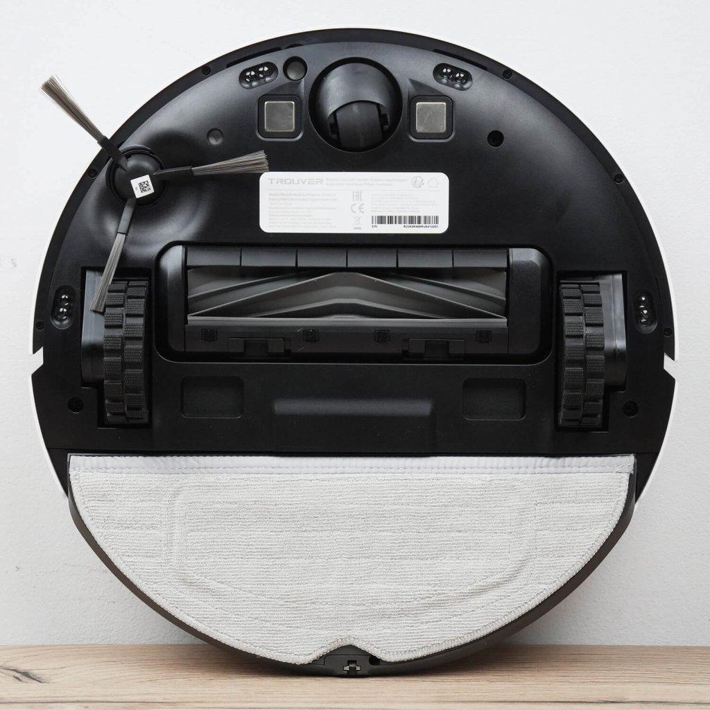 „Dreame Trouver S10“: vaizdas iš apačios