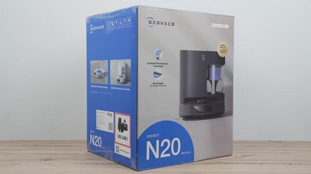 „ECOVACS DEEBOT N20 Pro Plus“: dėžutė