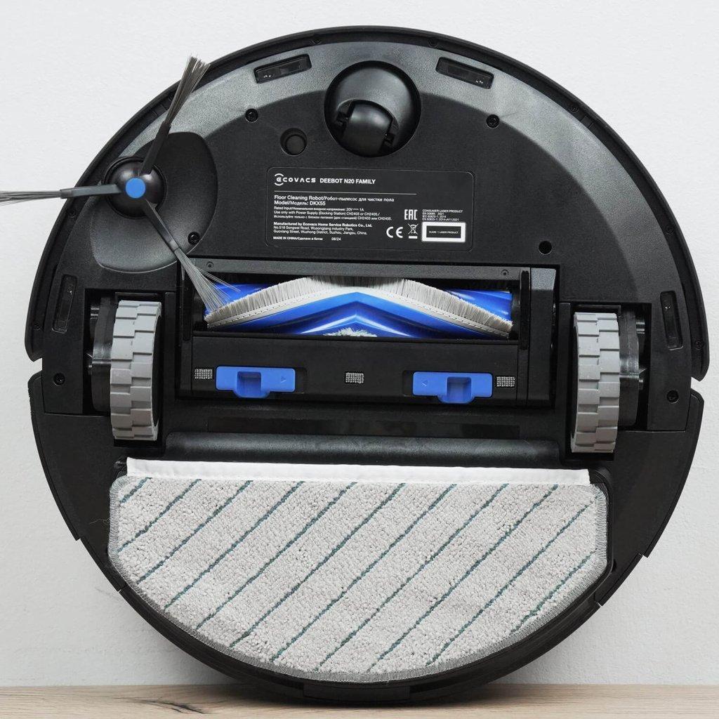 „ECOVACS DEEBOT N20 Pro Plus“: vaizdas iš apačios