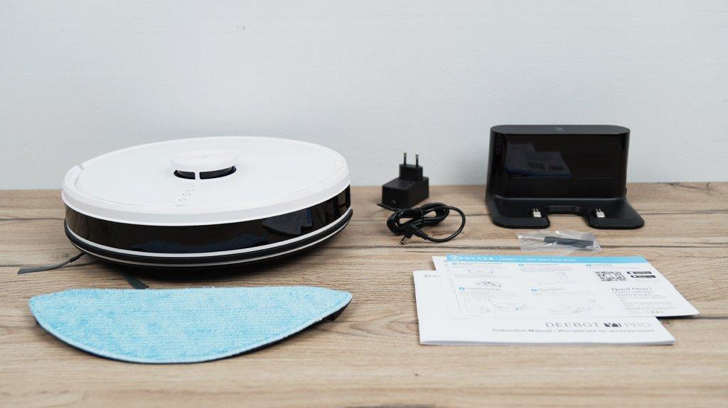 „ECOVACS DEEBOT Y1 Pro“: pakuotės turinys