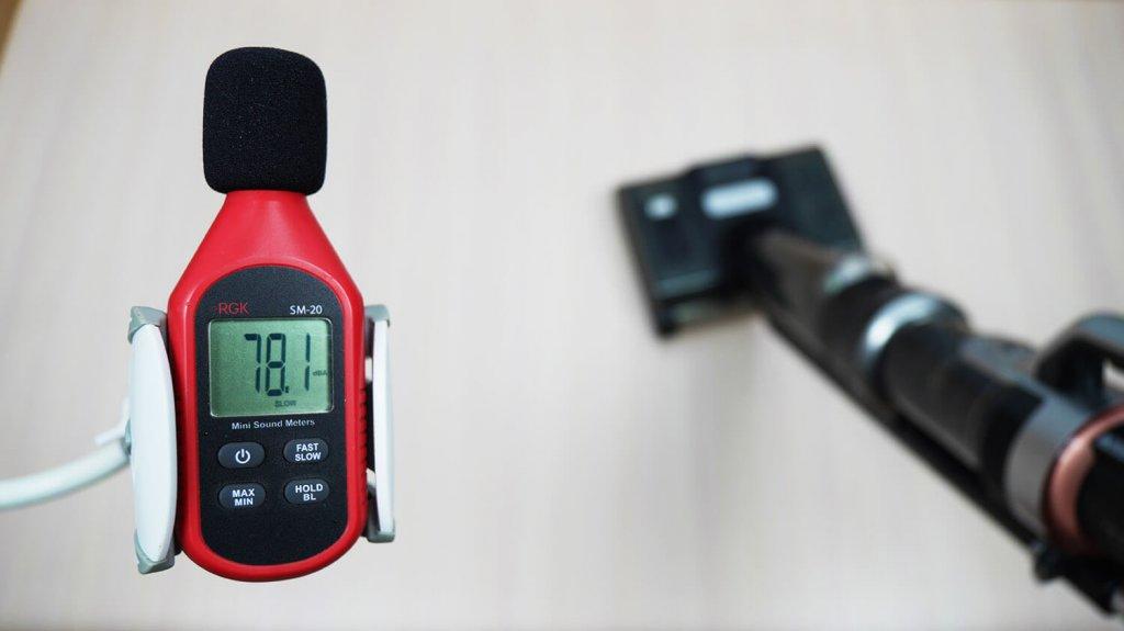 Jimmy HW11 Pro Max: Triukšmo lygis