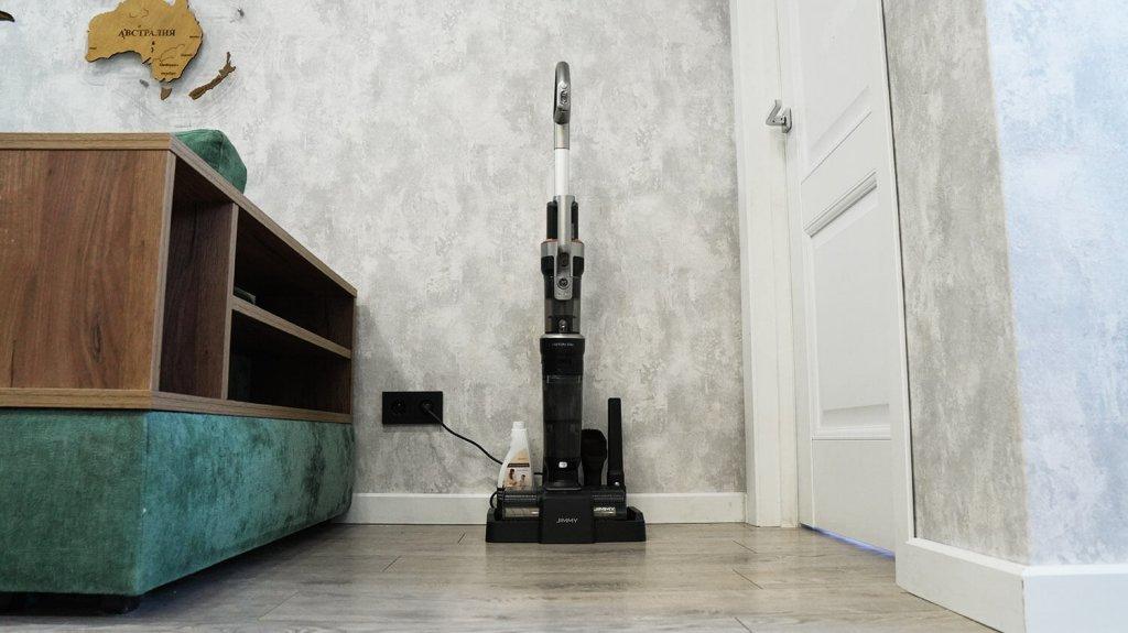 Jimmy HW11 Pro Max: Dulkių siurblys ant pagrindo