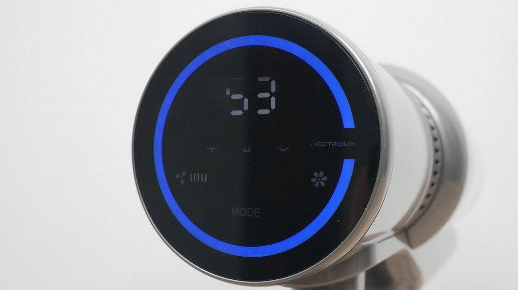 Liectroux i10: Ekranas