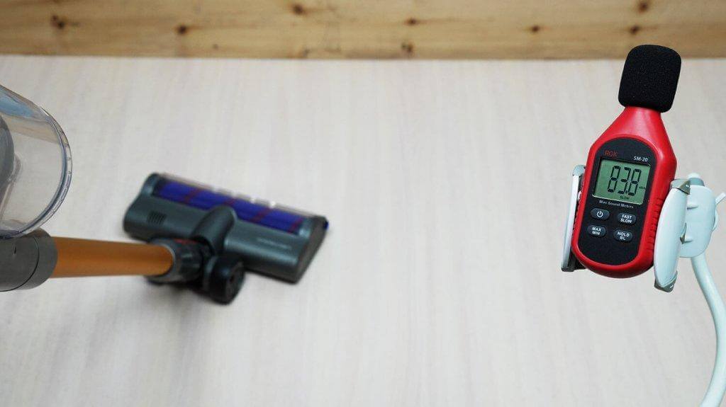 Liectroux i10: Triukšmo lygis