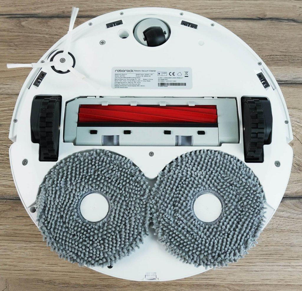 „Roborock Qrevo S“: vaizdas iš apačios